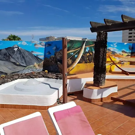 Spacious With Pool In Arona 190m² Air Conditioning Apartment *